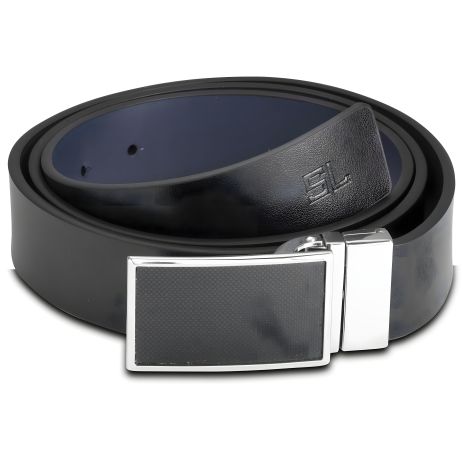 Ремінь чоловічий шкіряний Semi Line Black/Blue (P8234-0 XL) Ремінь чоловічий шкіряний Semi Line Black/Blue (P8234-0 XL)