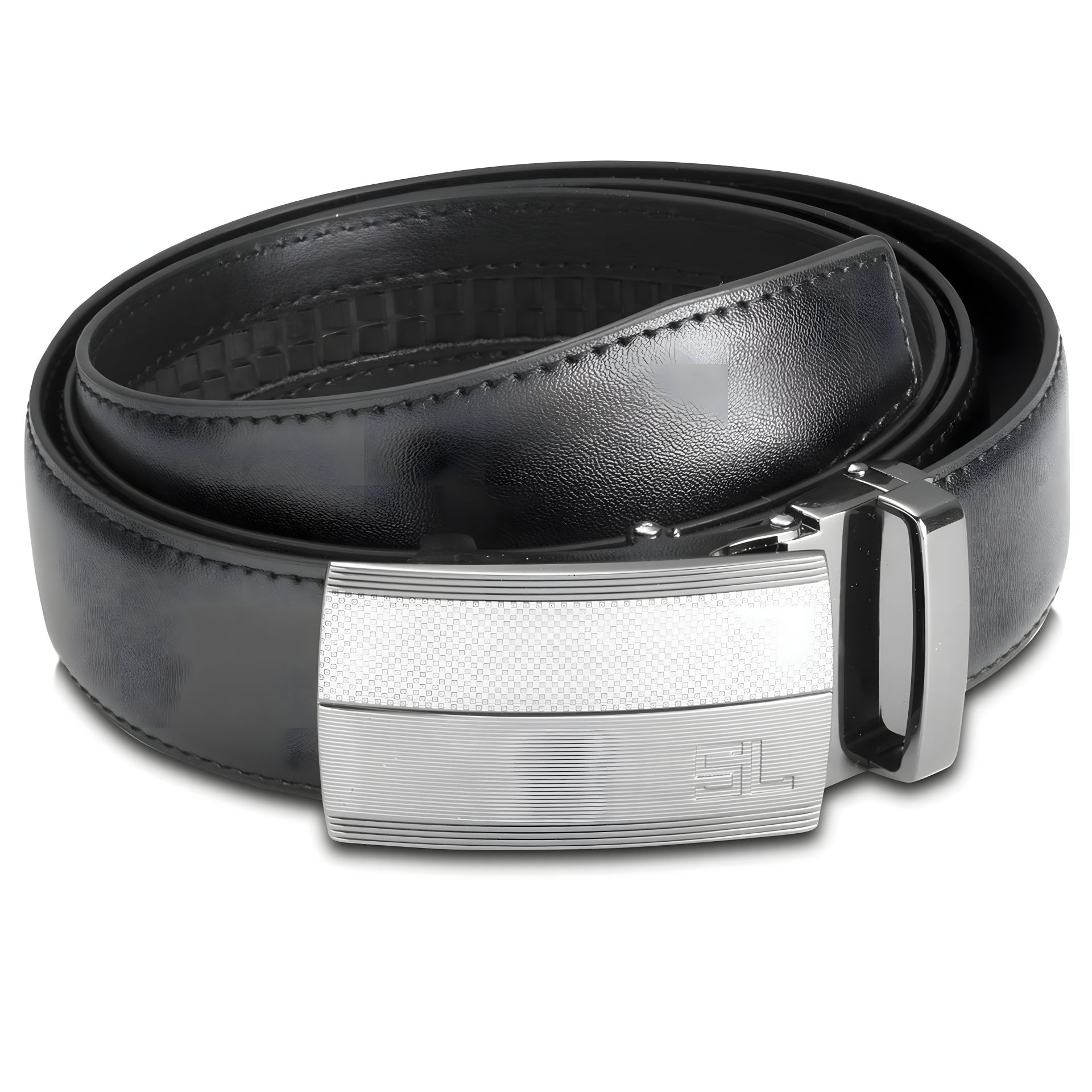 Ремінь чоловічий шкіряний Semi Line Black (P8235-0 S) Ремінь чоловічий шкіряний Semi Line Black (P8235-0 S)