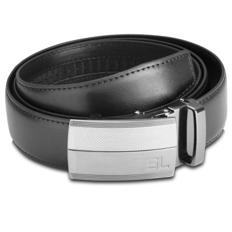 Ремень мужской кожаный Semi Line Black (P8235-0 XL)
