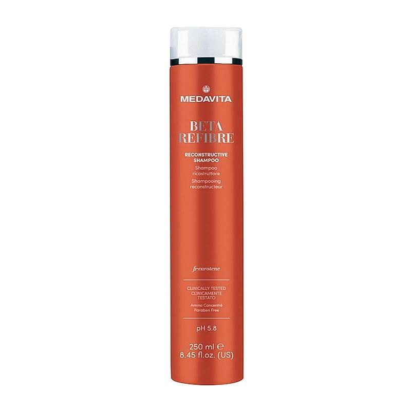 Відновлюючий шампунь Medavita Beta Refibre Reconstructive Shampoo для пошкодженого волосся, 250 мл Відновлюючий шампунь Medavita Beta Refibre Reconstructive Shampoo для пошкодженого волосся, 250 мл