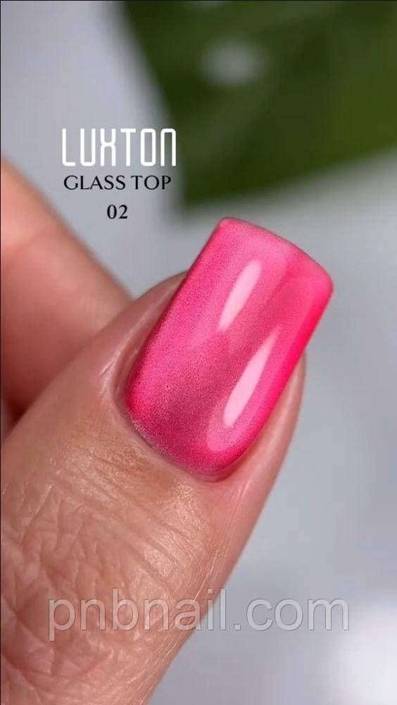 Вітражний топ без липкого шару LUXTON Glass Top, 10 мл Вітражний топ без липкого шару LUXTON Glass Top, 10 мл