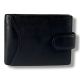 Чоловічий гаманець з натуральної шкіри, чорний