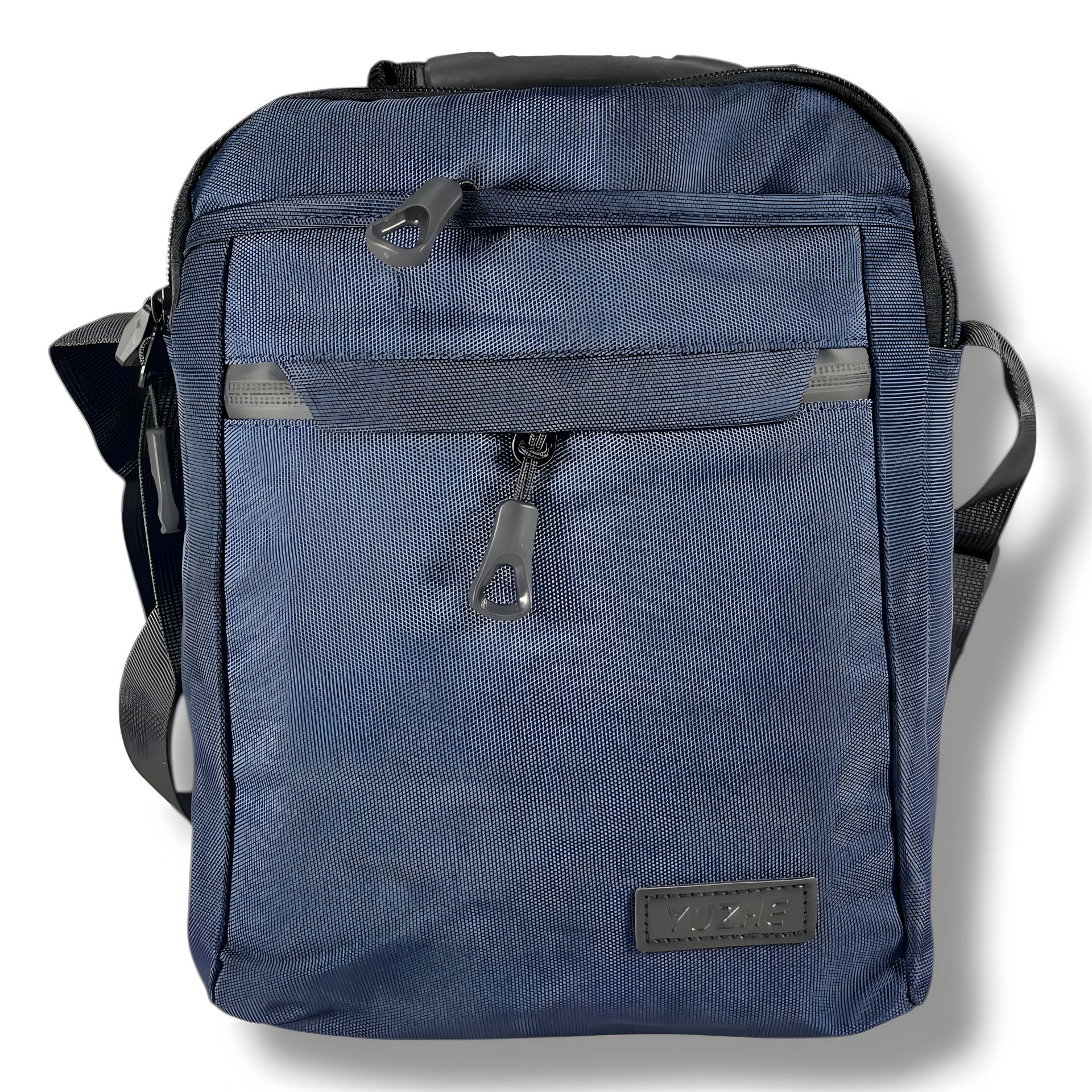 Стильная синяя мужская сумка через плечо, 4 л Стильная синяя мужская сумка через плечо, 4 л