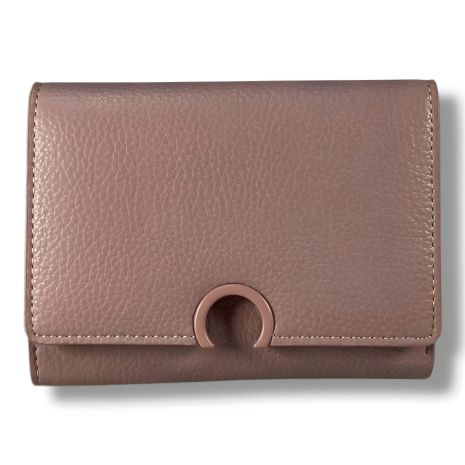 Жіночий гаманець, рожевий (13×10 см), стильний та місткий