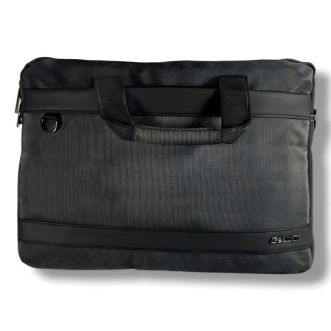 Чоловіча містка та стильна сумка темно-сіра, 7 л з кишенею для ноутбука