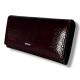 Женский кожаный кошелек, бордовый (19×10 см) Женский кожаный кошелек, бордовый (19×10 см)