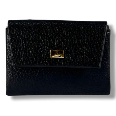 Жіночий стильний гаманець, практичний та місткий, чорний