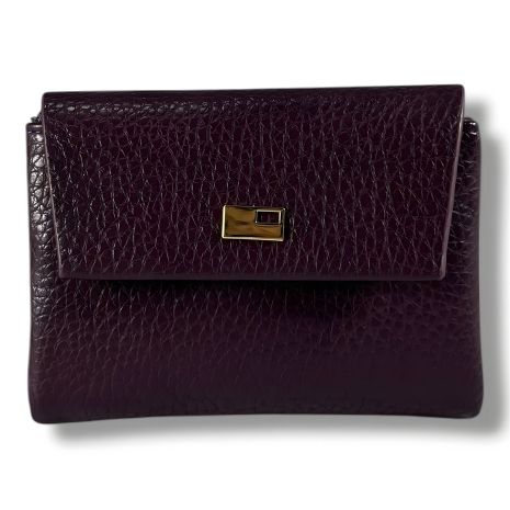Вместительный и практичный женский кошелек, бордовый, стильный