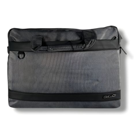 Чоловіча сумка з кишенею для ноутбука, стильна та містка, сіра, 7 л