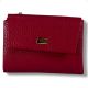 Красный стильный женский кошелек, вместительный и практичный