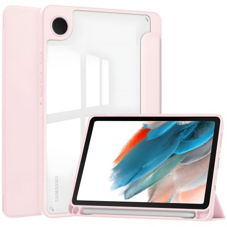 Чохол TPUCristal SlimTPU Spen holder Samsung Galaxy Tab A11 8.7 X130 X135 Світло-рожевий