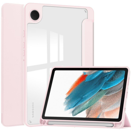 Чохол TPUCristal SlimTPU Spen holder для Samsung Galaxy Tab A11 8.7 X130 X135 Світло-рожевий