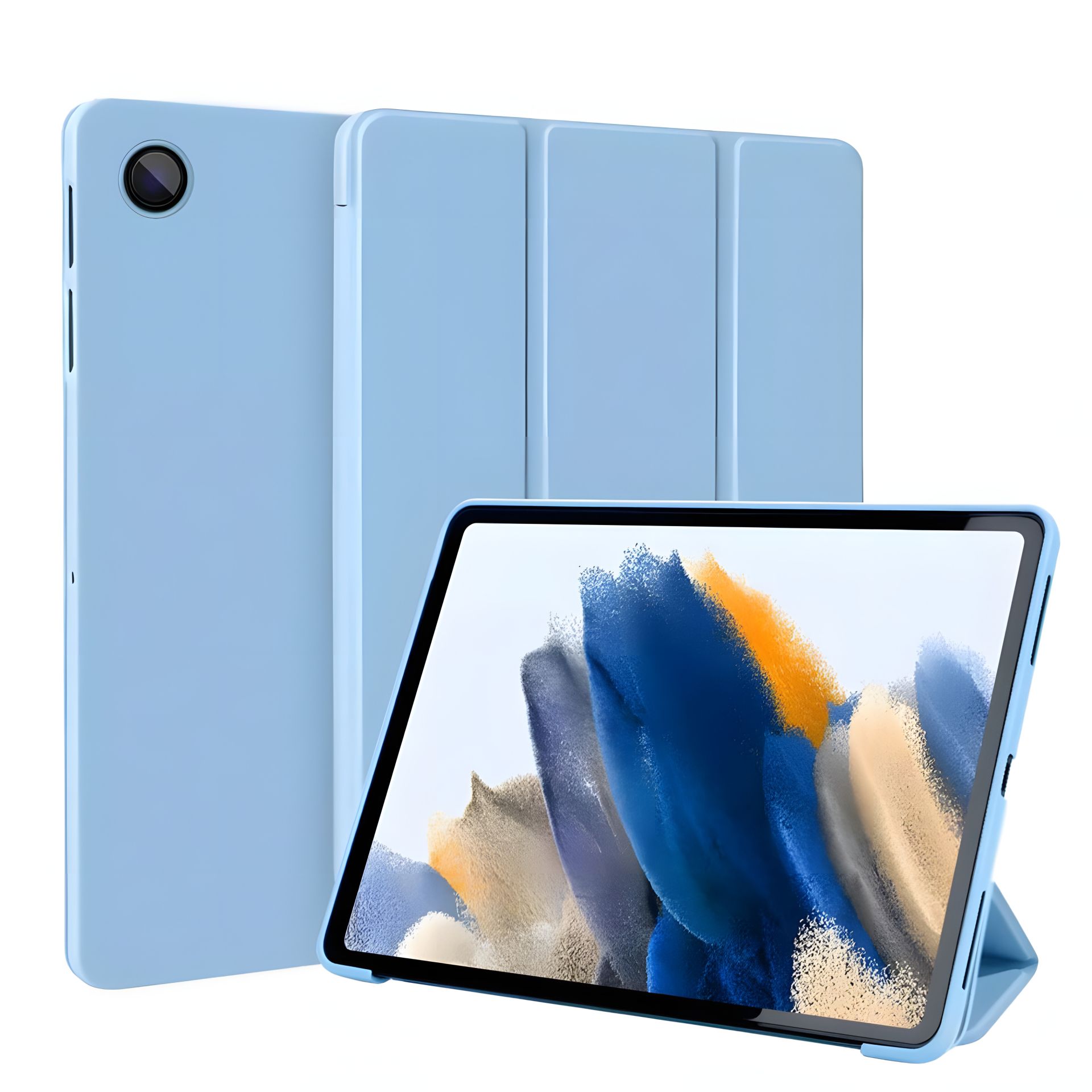 Захисний чохол SlimTPU для Samsung Galaxy Tab A9 8.7 SM-X110 SM-X115 Голубий Захисний чохол SlimTPU для Samsung Galaxy Tab A9 8.7 SM-X110 SM-X115 Голубий