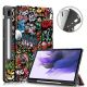 Чохол SlimTPU Spen holder Samsung Galaxy Tab S10+ Plus / S9 Fe + / S9 Plus Графіті