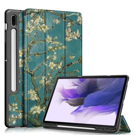 Чохол SlimTPU Spen holder Samsung Galaxy Tab S9/S9 FE/S10 FE 10.9 Гілочки Мигдалю