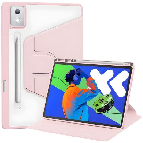 Чехол Lenovo Idea Tab Pro 12.7 2025 TPUCristal Pen holder 360 светло-розовый Чехол Lenovo Idea Tab Pro 12.7 2025 TPUCristal Pen holder 360 светло-розовый