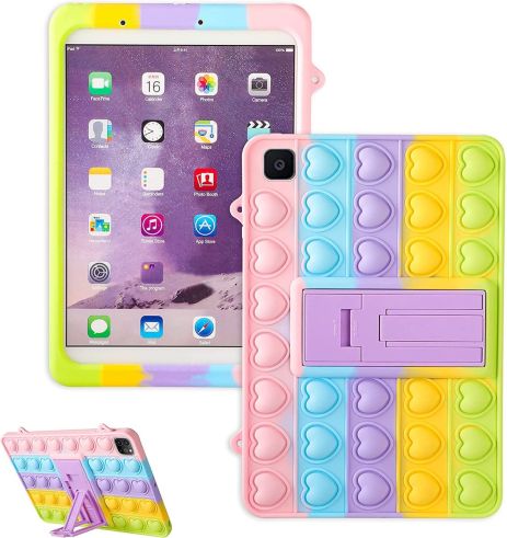 Чохол SoftGel Kids дитячий pop-it Samsung Galaxy Tab A7 8.7 Lite Sm T225 T220 Веселка