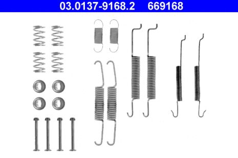 Комплектующие, тормозная колодка, VW FOX, SKODA FELICIA, ATE (03013791682)