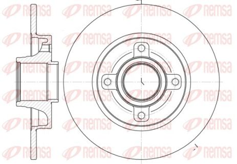 ΠΠΈΡΠΊ Π³Π°Π»ΡΠΌΡΠ²Π½ΠΈΠΉ DS DS, CITROΓN DS3, PEUGEOT 208, REMSA (6101400) ΠΠΈΡΠΊ Π³Π°Π»ΡΠΌΡΠ²Π½ΠΈΠΉ DS DS, CITROΓN DS3, PEUGEOT 208, REMSA (6101400)