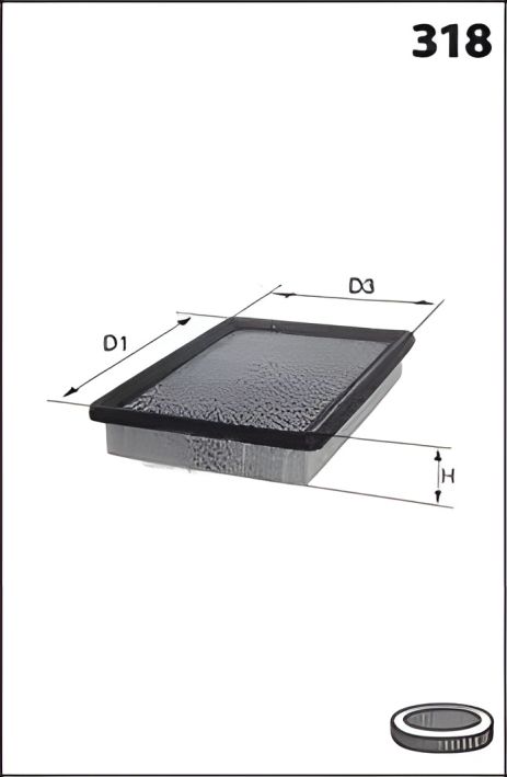 Повітряний фільтр HONDA CIVIC, MECAFILTER (ELP3769) Повітряний фільтр HONDA CIVIC, MECAFILTER (ELP3769)