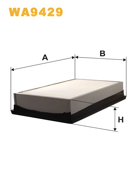 Фільтр повітряний для KIA CARNIVAL, WIX FILTERS (WA9429) Фільтр повітряний для KIA CARNIVAL, WIX FILTERS (WA9429)