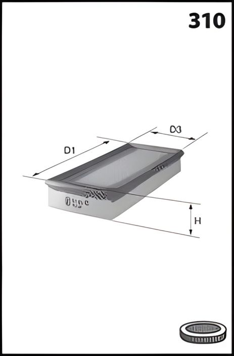 Повітряний фільтр SKODA RAPID, AUDI A1, VW POLO, MECAFILTER (ELP9489) Повітряний фільтр SKODA RAPID, AUDI A1, VW POLO, MECAFILTER (ELP9489)