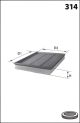 Фільтр повітряний SKODA SUPERB, VW PASSAT, AUDI Q3, MECAFILTER (ELP9280) Фільтр повітряний SKODA SUPERB, VW PASSAT, AUDI Q3, MECAFILTER (ELP9280)