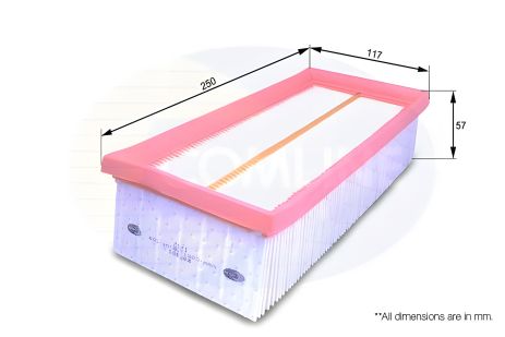 Фильтр воздушный COMLINE (EAF591), для MITSUBISHI COLT, SMART FORFOUR