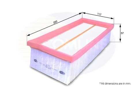 Фильтр воздушный COMLINE (EAF591), для MITSUBISHI COLT, SMART FORFOUR