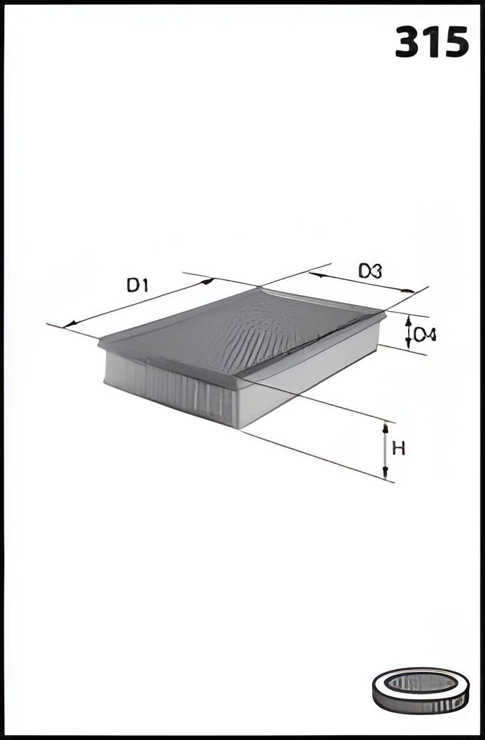 Повітряний фільтр MINI MINI, FIAT SCUDO, CITROËN C5, MECAFILTER (ELP9077) Повітряний фільтр MINI MINI, FIAT SCUDO, CITROËN C5, MECAFILTER (ELP9077)