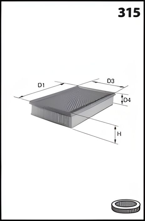 Воздушный фильтр для RENAULT TRUCKS, MECAFILTER (ELP9157) Воздушный фильтр для RENAULT TRUCKS, MECAFILTER (ELP9157)