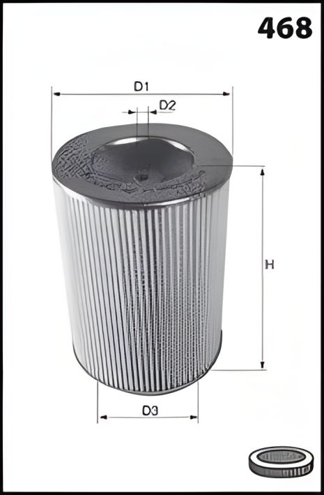 MECAFILTER Повітряний фільтр FORD ECONOVAN, MAZDA E-SERIE (EL3772)