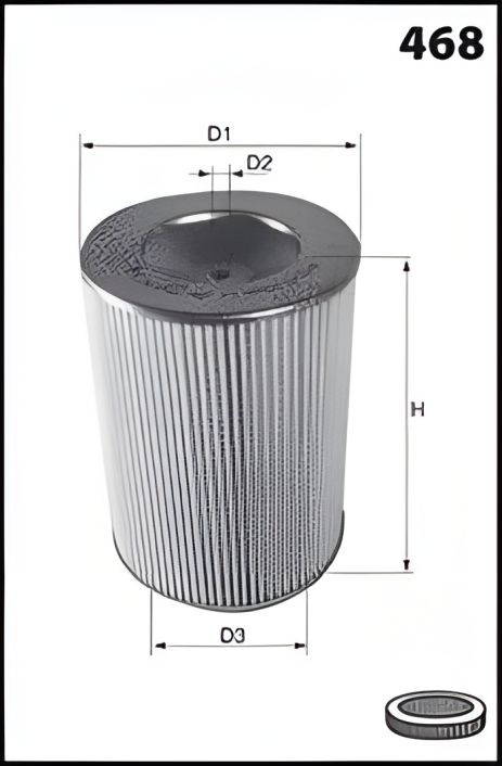 MECAFILTER Повітряний фільтр FORD ECONOVAN, MAZDA E-SERIE (EL3772) MECAFILTER Повітряний фільтр FORD ECONOVAN, MAZDA E-SERIE (EL3772)