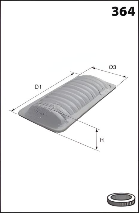 Повітряний фільтр SUBARU BRZ, TOYOTA COROLLA, MECAFILTER (ELP3983) Повітряний фільтр SUBARU BRZ, TOYOTA COROLLA, MECAFILTER (ELP3983)
