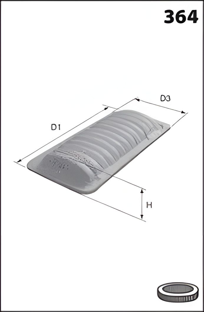 Повітряний фільтр SUBARU BRZ, TOYOTA COROLLA, MECAFILTER (ELP3983) Повітряний фільтр SUBARU BRZ, TOYOTA COROLLA, MECAFILTER (ELP3983)