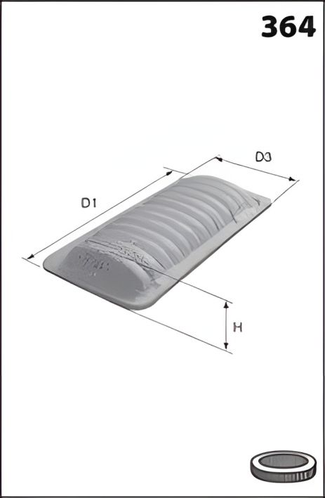 Повітряний фільтр SUBARU BRZ, TOYOTA COROLLA, MECAFILTER (ELP3983) Повітряний фільтр SUBARU BRZ, TOYOTA COROLLA, MECAFILTER (ELP3983)
