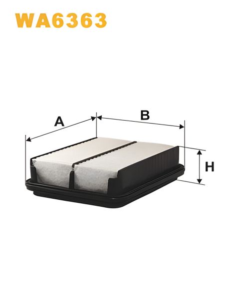 Воздушный фильтр для SUZUKI BALENO, WIX FILTERS (WA6363)