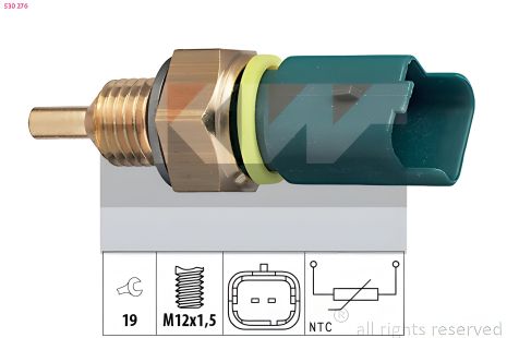 Датчик температури OPEL CORSA, RENAULT AVANTIME, TOYOTA AYGO, KW (530276) Датчик температури OPEL CORSA, RENAULT AVANTIME, TOYOTA AYGO, KW (530276)