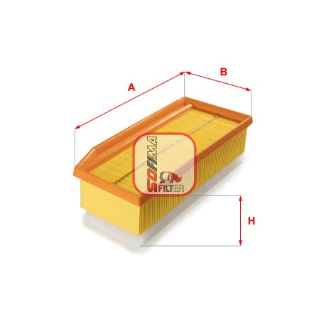 Повітряний фільтр LADA LARGUS, RENAULT CLIO, DACIA DOKKER, SOFIMA (S3A16A)
