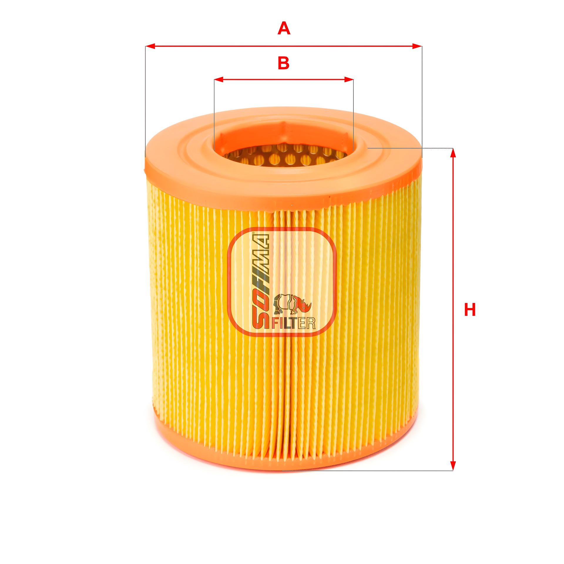 Воздушный фильтр для AUDI A6, SOFIMA (S7603A) Воздушный фильтр для AUDI A6, SOFIMA (S7603A)