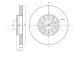 Диск гальмівний VW (SVW), SEAT EXEO, CIFAM (800262C) Диск гальмівний VW (SVW), SEAT EXEO, CIFAM (800262C)