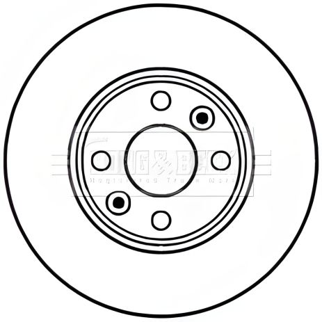Гальмівний диск для MERCEDES-BENZ CITAN, DACIA SANDERO, RENAULT KANGOO від BORG & BECK (BBD5226) Гальмівний диск для MERCEDES-BENZ CITAN, DACIA SANDERO, RENAULT KANGOO від BORG & BECK (BBD5226)