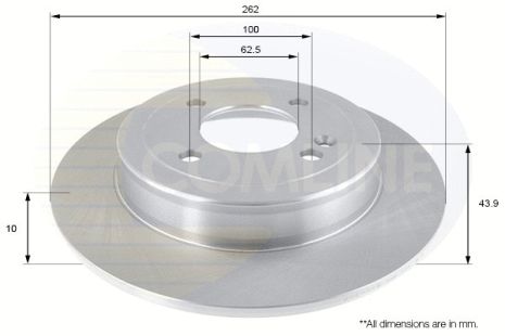 Диск гальмівний KIA RIO, HYUNDAI BAYON, HYUNDAI i20, COMLINE (ADC2419)