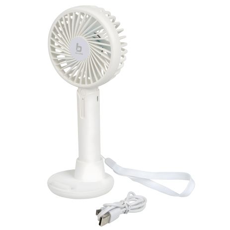 Акумуляторний вентилятор Bo-Camp Portable Fan With Holder White (8520952) Акумуляторний вентилятор Bo-Camp Portable Fan With Holder White (8520952)