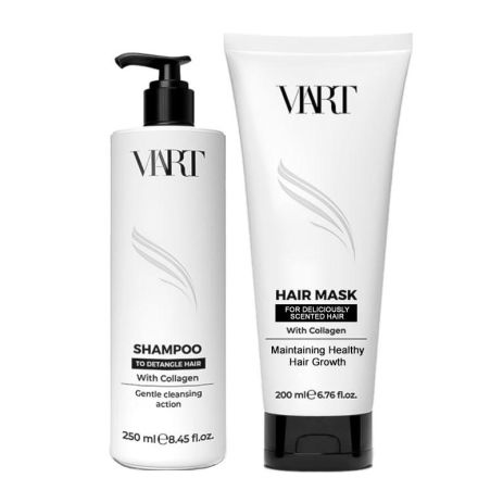 Набір VIART DUO with Collagen шампунь і маска для легкого розчісування пошкодженого волосся, 250+200 мл Набір VIART DUO with Collagen шампунь і маска для легкого розчісування пошкодженого волосся, 250+200 мл