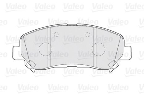 Комплект гальмівних колодок SUZUKI KIZASHI, NISSAN X-TRAIL, NISSAN QASHQAI, VALEO (301067)