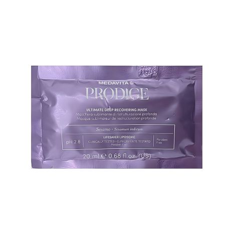 Маска для волос Medavita Prodige Ultimate Deep Recovering Mask «Абсолютное восстановление», саше 20 мл Маска для волос Medavita Prodige Ultimate Deep Recovering Mask «Абсолютное восстановление», саше 20 мл