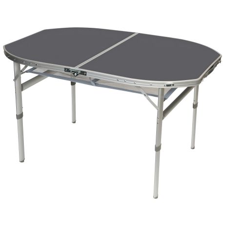 Стіл Grey Bo-Camp Case Model Oval 120x80 cm (1404415) Стіл Grey Bo-Camp Case Model Oval 120x80 cm (1404415)
