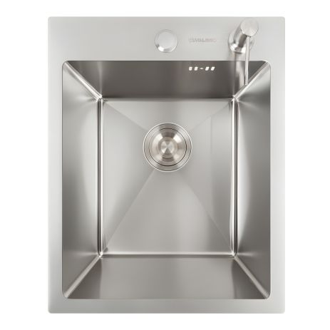 Кухонная мойка из нержавейки 40*50 VALESO Handmade (сифон круглый 3,0/0,8)