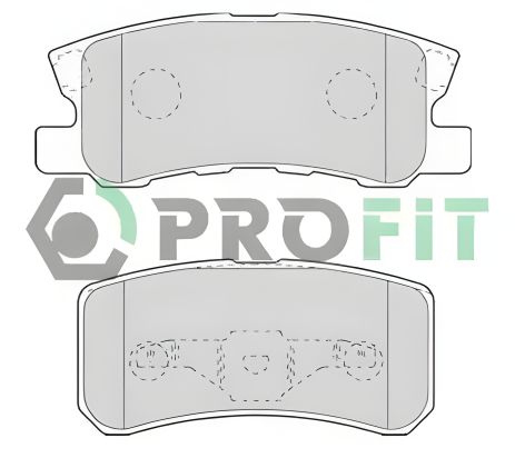 Комплект тормозных колодок MITSUBISHI PAJERO, MITSUBISHI ASX, MITSUBISHI LANCER, PROFIT (50001604) Комплект тормозных колодок MITSUBISHI PAJERO, MITSUBISHI ASX, MITSUBISHI LANCER, PROFIT (50001604)